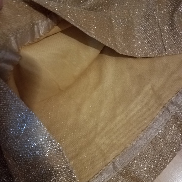 Vintage 60s Gold Lurex Skirt with As Is Blouse - Picture 5 of 16